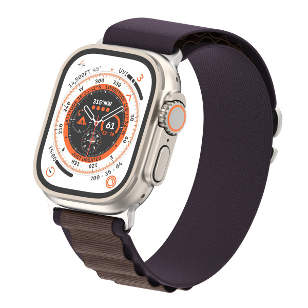 Фото - Ремінець для смарт-годинника Armorstandart Alpina Band for Apple Watch 49/46/45/44/42 (Series 1-3) Indigo (ARM81043)