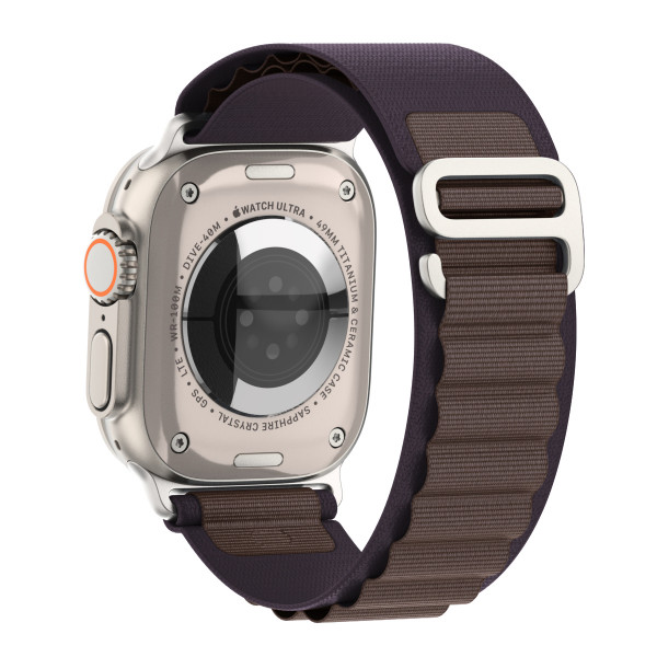 Фото - Ремінець для смарт-годинника Armorstandart Alpina Band for Apple Watch 49/46/45/44/42 (Series 1-3) Indigo (ARM81043)