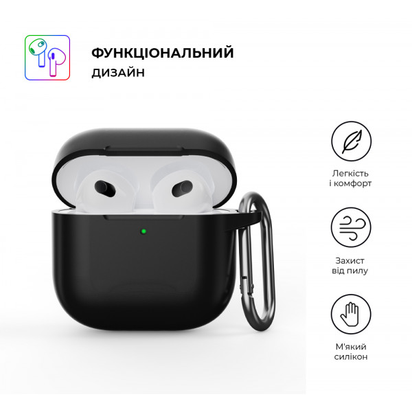 Фото - Уценка - Чехол для наушников Armorstandart Hang Case for Apple AirPods 4 Black (ARM81277)