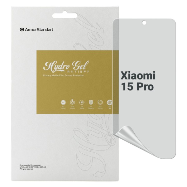Фото - Защитная пленка для смартфона Armorstandart Anti-spy for Xiaomi 15 Pro (ARM82392)