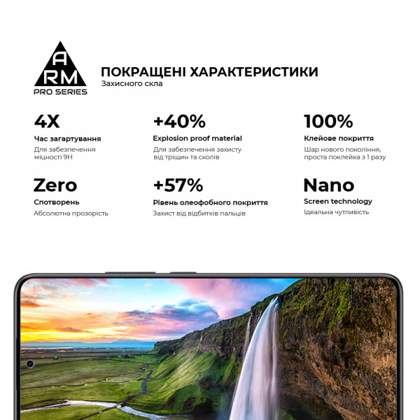Фото - Захисне скло для смартфону Armorstandart Pro for Xiaomi Redmi Note 14 5G Black (ARM83175)