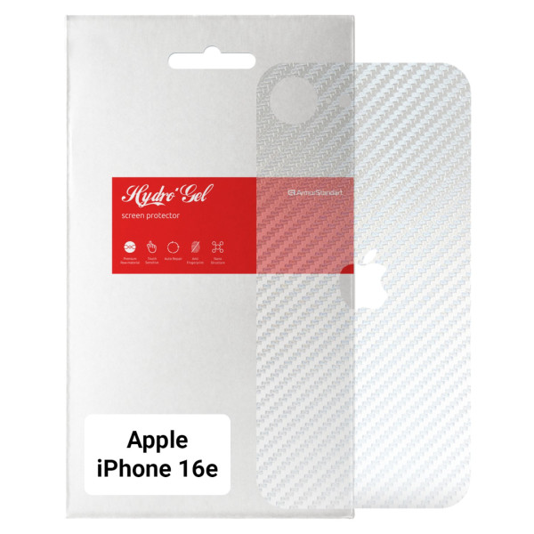Фото - Захисна плівка для смартфону Armorstandart на задню панель for Aple iPhone 16e Carbone Transparent (ARM85458)