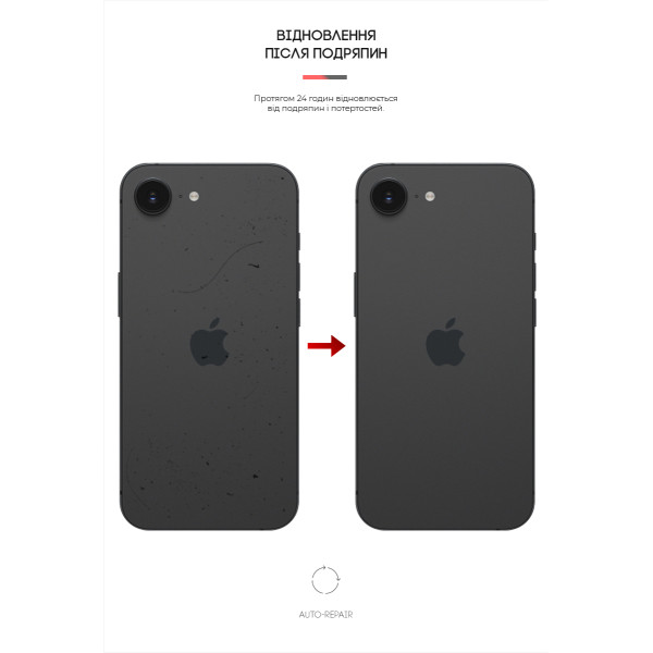 Фото - Захисна плівка для смартфону Armorstandart на задню панель for Aple iPhone 16e Carbone Transparent (ARM85458)