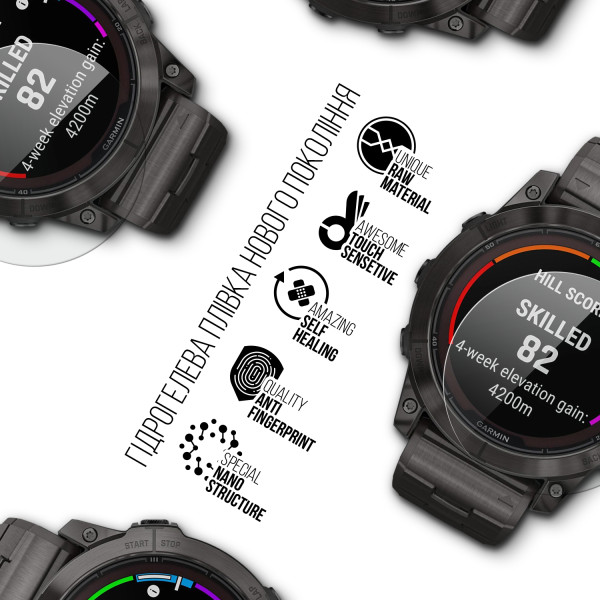 Фото - Захисна плівка для смарт-годинника Armorstandart for Garmin Fenix 7X Sapphire Solar 51mm 6 шт. (ARM85997)