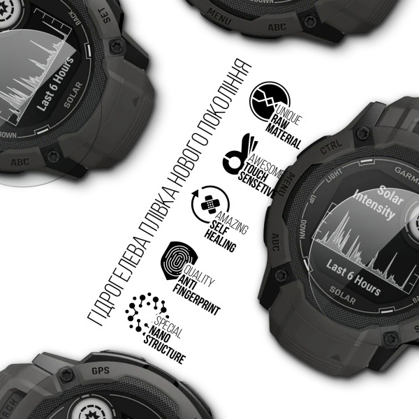 Фото - Захисна плівка для смарт-годинника Armorstandart for Garmin Instinct 2X Solar 50mm 6 шт. (ARM85998)