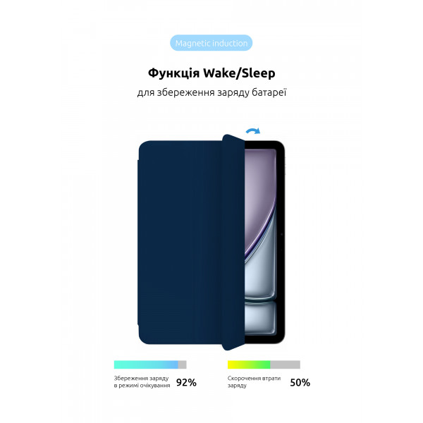 Фото - Чохол для планшету ArmorStandart Smart Case OE for iPad Air 11 2025 / 2024 Midnight Blue (ARM78295)