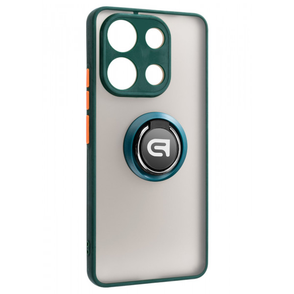 Фото - Чехол для смартфона Armorstandart Frosted Matte Ring for Xiaomi Redmi Note 13 4G Dark Green (ARM75442)