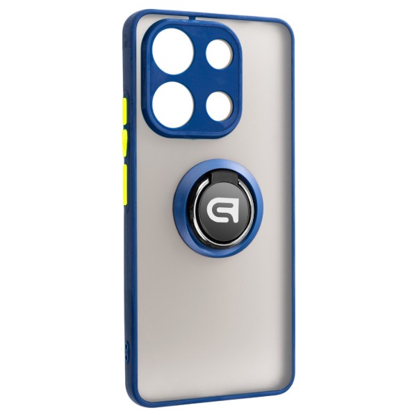 Фото - Чохол для смартфону Armorstandart Frosted Matte Ring for Xiaomi Redmi Note 13 4G Navy Blue (ARM75443)