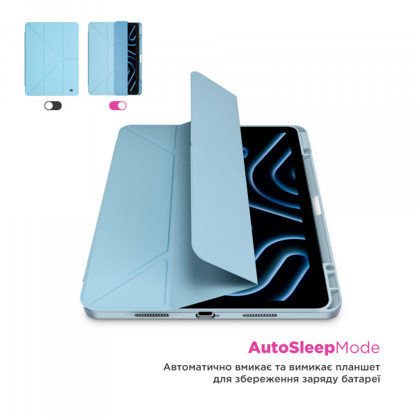 Фото - Чохол для планшета Armorstandart Y-Type PEN for iPad Air 13 2026 / 2025 / 2024 Blue (ARM77736)