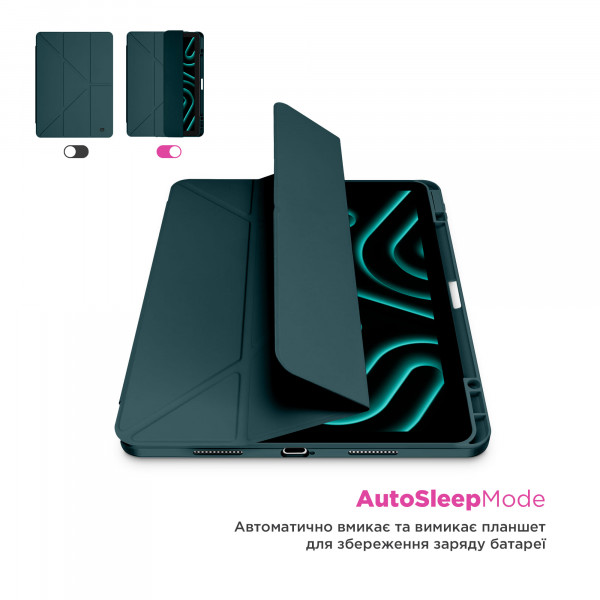 Фото - Чехол для планшета Armorstandart Y-Type PEN for iPad Pro 11 2025/2024 Pine Green (ARM77532)