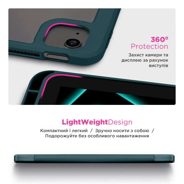 Фото - Чехол для планшета Armorstandart Y-Type PEN for iPad Pro 11 2025/2024 Pine Green (ARM77532)
