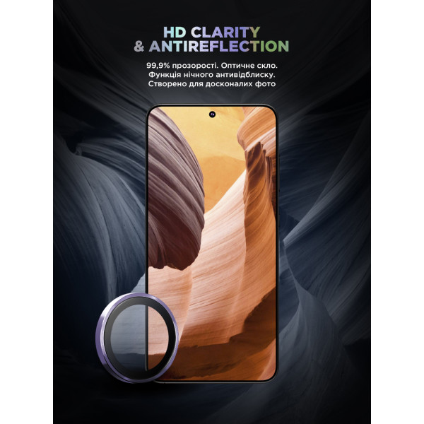 Фото - Захисне скло для смартфону Armorstandart для камери Supreme Black Icon for Samsung S24 Plus Cobalt Violet (ARM76612)