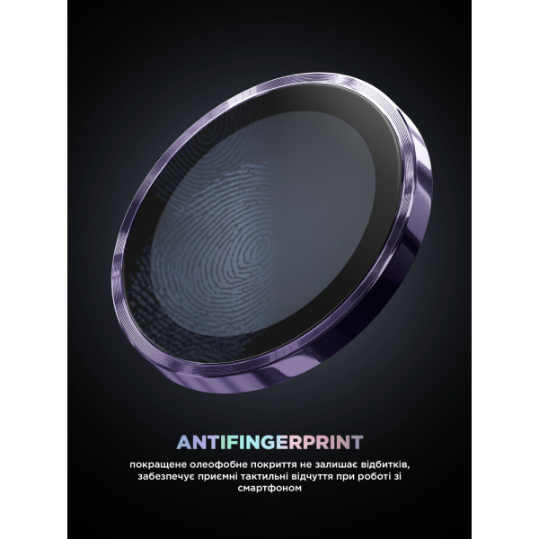 Фото - Захисне скло для смартфону Armorstandart для камери Supreme Black Icon for Samsung S24 Plus Cobalt Violet (ARM76612)