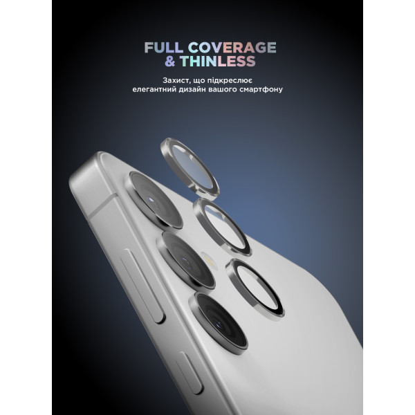 Фото - Защитное стекло для смартфона Armorstandart для камеры Supreme Black Icon for Samsung S24 Plus Marble Grey (ARM76610)