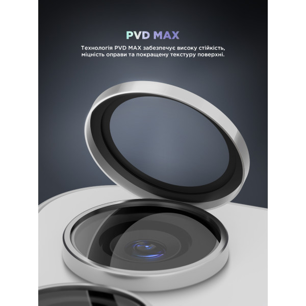 Фото - Защитное стекло для смартфона Armorstandart для камеры Supreme Black Icon for Samsung S24 Plus Marble Grey (ARM76610)