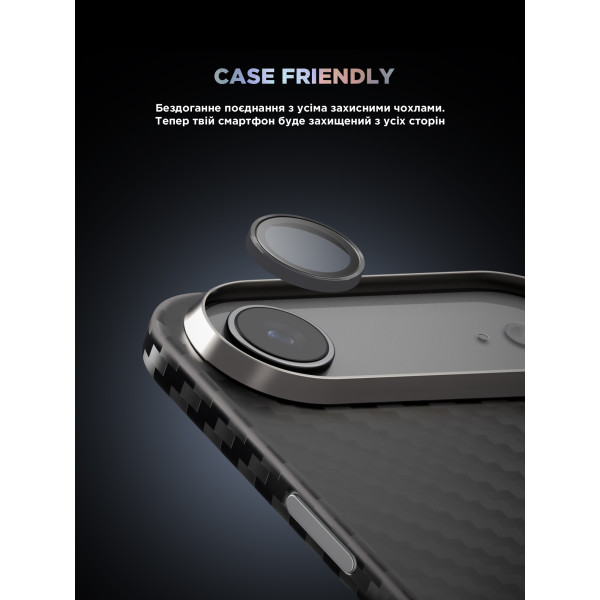 Фото - Захисне скло для смартфону Armorstandart для камери Supreme BI for iPhone 17 Air Black (ARM86448)