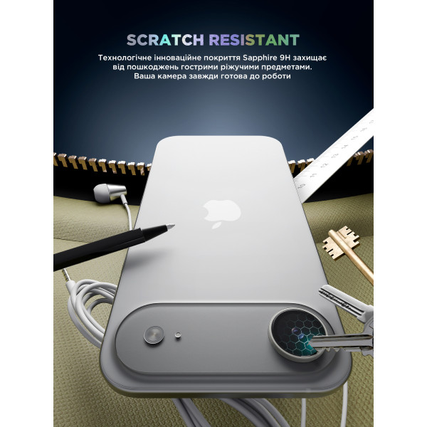 Фото - Захисне скло для смартфону Armorstandart для камери Supreme BI for iPhone 17 Air Clear (ARM86452)