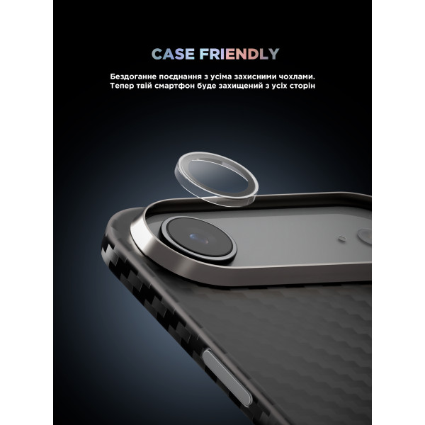 Фото - Захисне скло для смартфону Armorstandart для камери Supreme BI for iPhone 17 Air Clear (ARM86452)