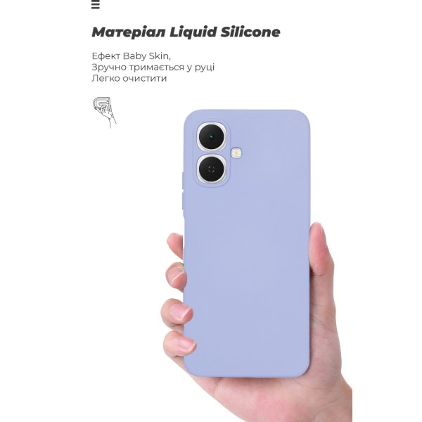 Фото - Чехол для смартфона Armorstandart ICON for Tecno Spark Go 2 4G Camera cover Lavender (ARM88248)