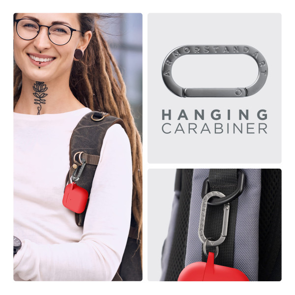Фото - Чохол для навушників Armorstandart Hang Case for Apple AirPods 4 Red (ARM81293)