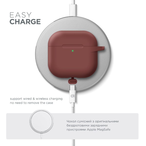 Фото - Чехол для наушников Armorstandart Hang Case for Apple AirPods 4 Scarlet (ARM81294)