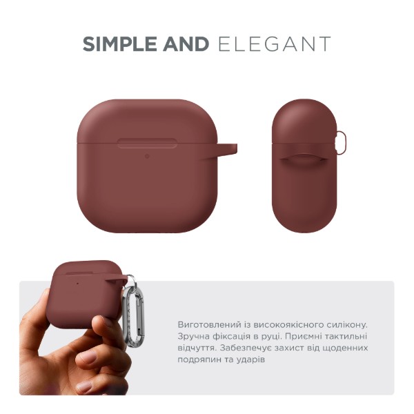 Фото - Чехол для наушников Armorstandart Hang Case for Apple AirPods 4 Scarlet (ARM81294)