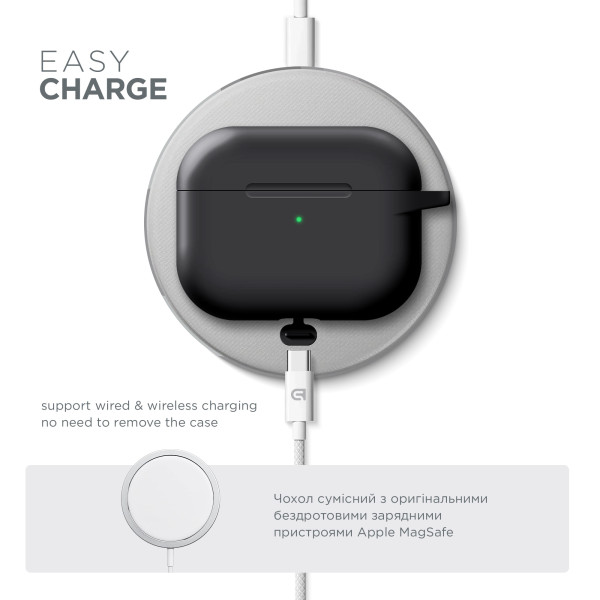 Фото - Чехол для наушников Armorstandart Hang Case for Apple AirPods Pro 2 Black (ARM68601)