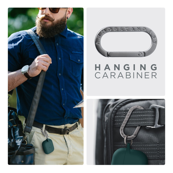 Фото - Чохол для навушників Armorstandart Hang Case for Apple AirPods Pro 2 Dark Green (ARM68591)