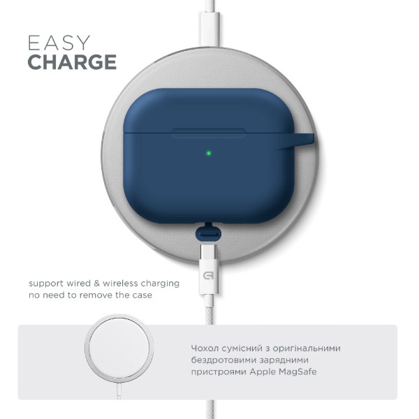 Фото - Чохол для навушників Armorstandart Hang Case for Apple AirPods Pro 2 Lake Blue (ARM68598)