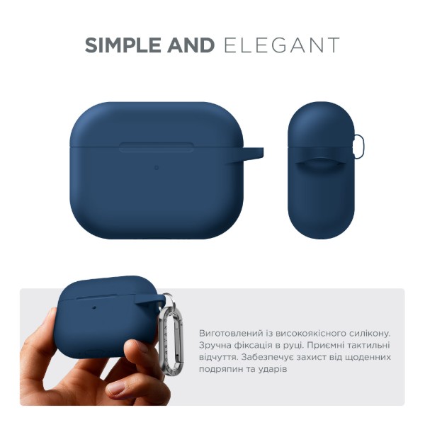Фото - Чохол для навушників Armorstandart Hang Case for Apple AirPods Pro 2 Lake Blue (ARM68598)