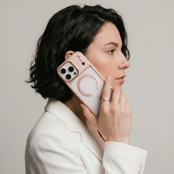 Фото - Чехол для смартфона Armorstandart Unit-C MagCase for Apple iPhone 17 Pro Max Pale Pink (ARM86303)