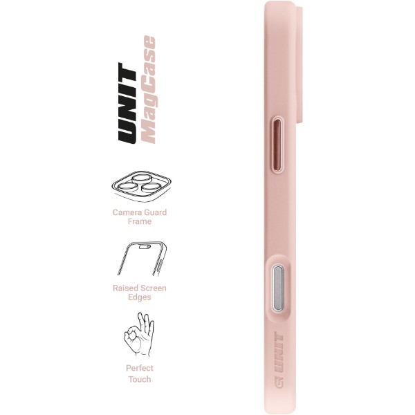 Фото - Чехол для смартфона Armorstandart Unit-C MagCase for Apple iPhone 17 Pro Max Pale Pink (ARM86303)