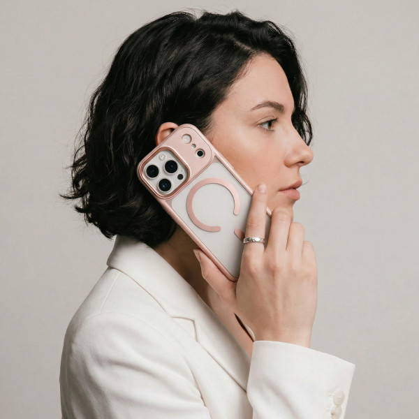 Фото - Чохол для смартфону Armorstandart Unit-C MagCase for Apple iPhone 17 Pro Pale Pink (ARM86295)