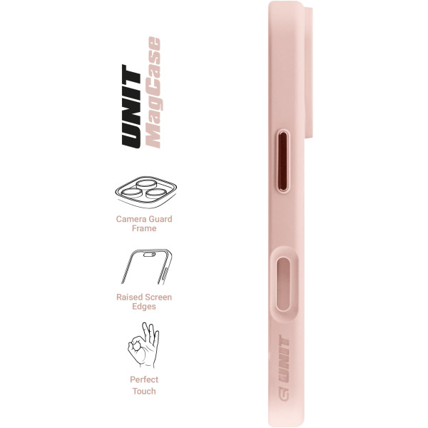 Фото - Чохол для смартфону Armorstandart Unit-C MagCase for Apple iPhone 17 Pro Pale Pink (ARM86295)