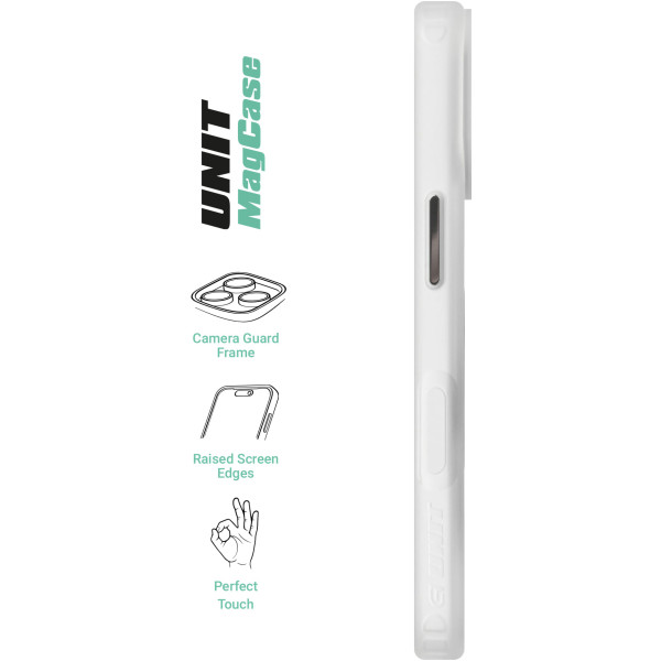 Фото - Чохол для смартфону Armorstandart Unit MagCase for Apple iPhone 17 Matte Clear Silver (ARM88998)