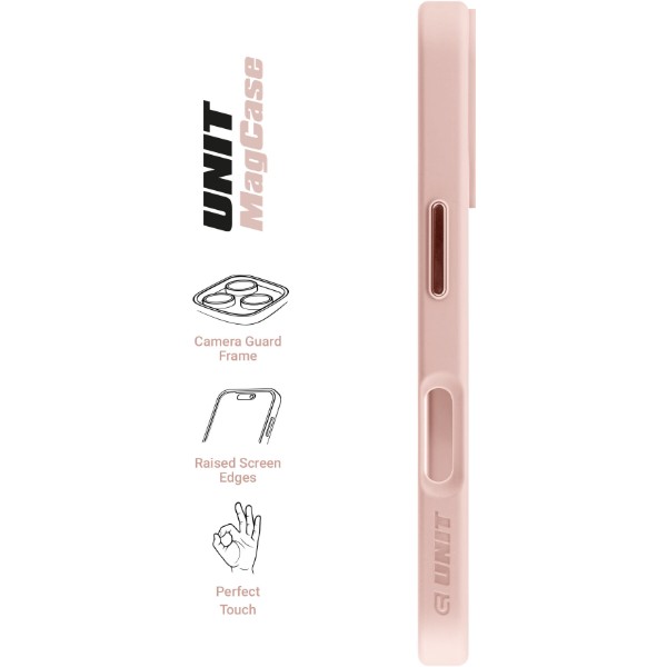 Фото - Чехол для смартфона Armorstandart Unit MagCase for Apple iPhone 17 Pale Pink (ARM86288)