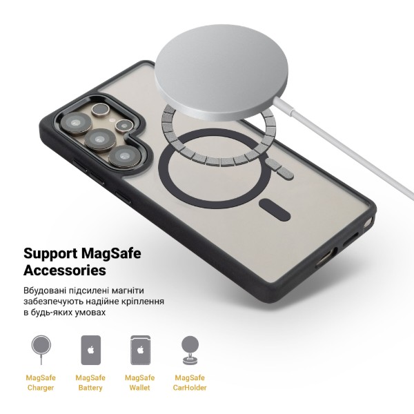 Фото - Чохол для смартфону Armorstandart Unit MagCase for Samsung S26 Ultra 5G Black (ARM88809)