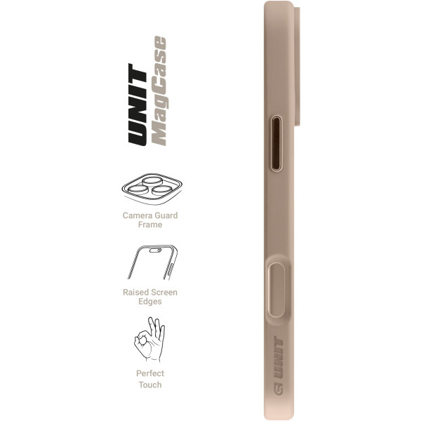 Фото - Чохол для смартфону Armorstandart Unit MagSafe for Apple iPhone 16 Plus Titanium Gold (ARM79291)