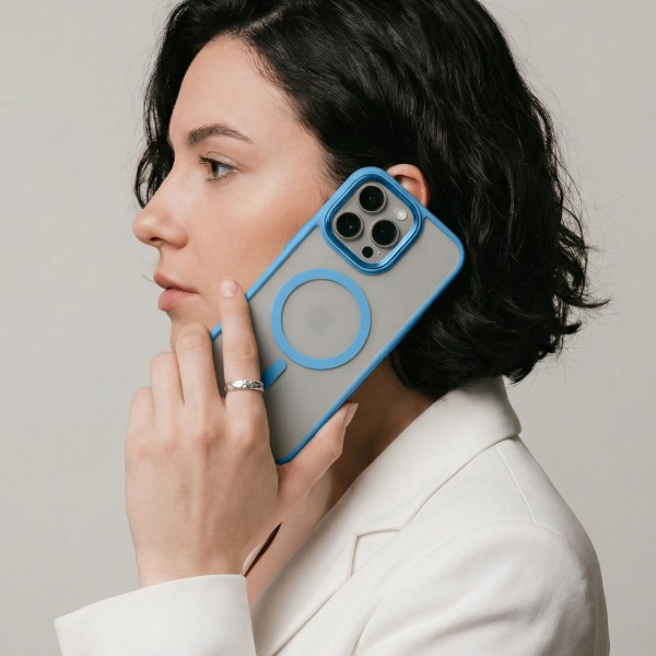 Фото - Чехол для смартфона Armorstandart Unit MagSafe for Apple iPhone 16 Pro Max Sky Blue (ARM78720)