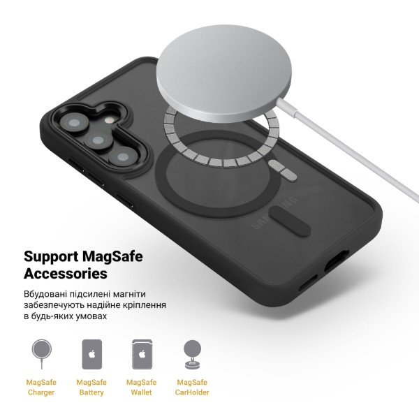 Фото - Чехол для смартфона Armorstandart Unit MagSafe for Samsung S25 Black (ARM82260)