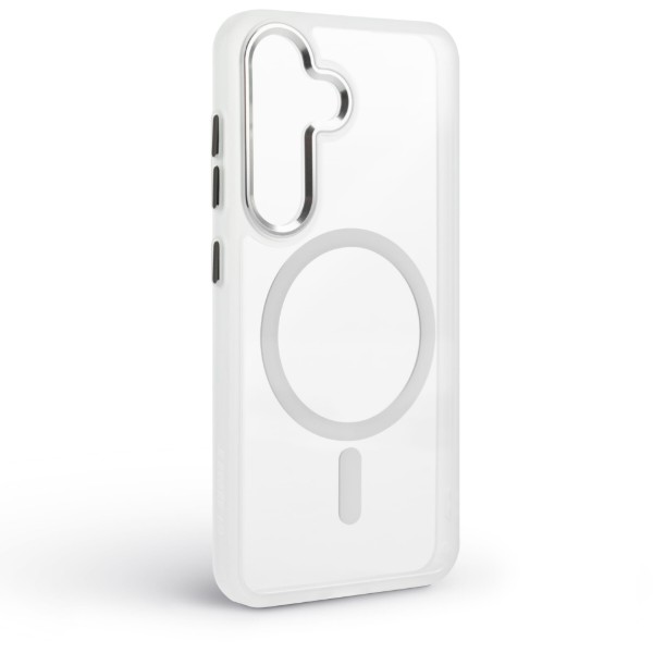 Фото - Чехол для смартфона Armorstandart Unit MagSafe for Samsung S25 Matte Clear Silver (ARM82261)
