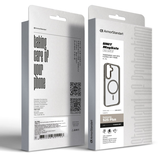 Фото - Чохол для смартфону Armorstandart Unit MagSafe for Samsung S25 Plus Titanium Grey (ARM83091)