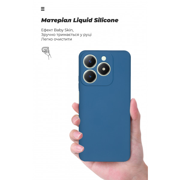 Фото - Чохол для смартфону Armorstandart ICON for Realme C63 4G / C61 4G Camera cover Blue (ARM78460)