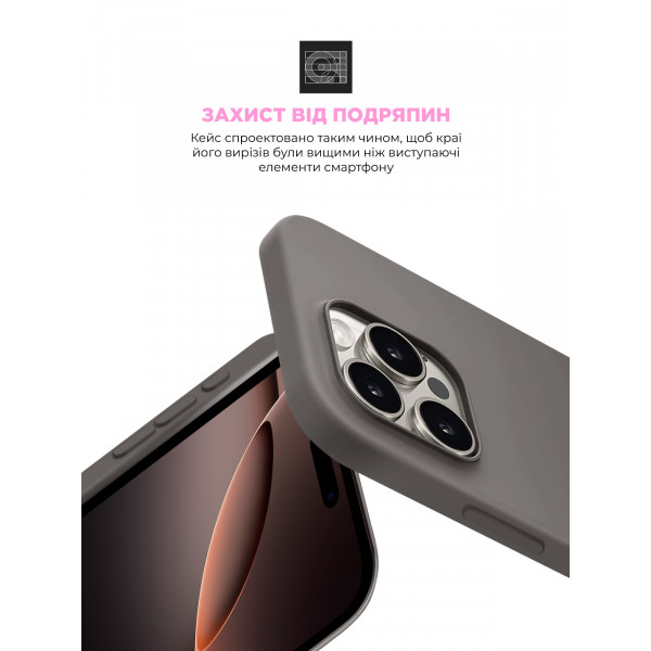 Фото - Чохол для смартфону Armorstandart ICON2 MagSafe for Apple iPhone 16 Pro Stone Grey (ARM81316)