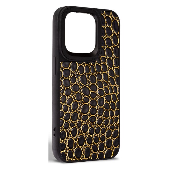 Фото - Чохол для смартфону Harder Crocosaur for Apple iPhone 14 Pro Black (ARM76719)