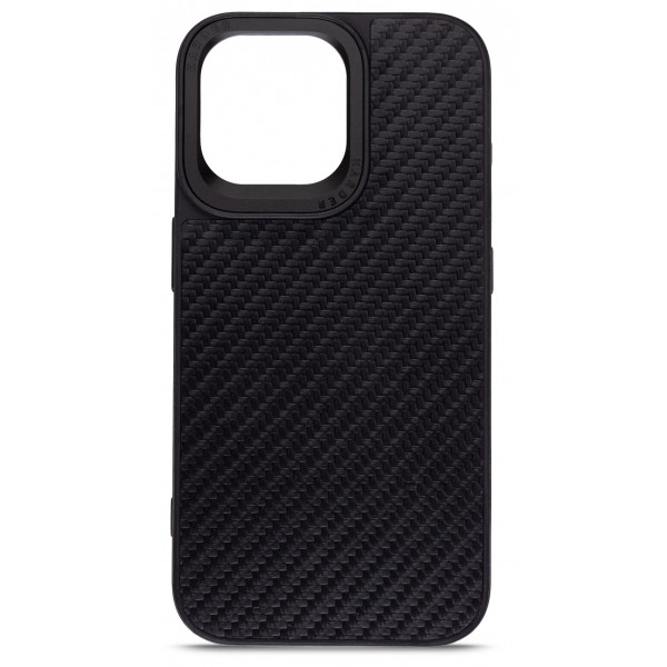 Фото - Чохол для смартфону Harder Carbon Pattern for Apple iPhone 15 Pro Black (ARM76777)