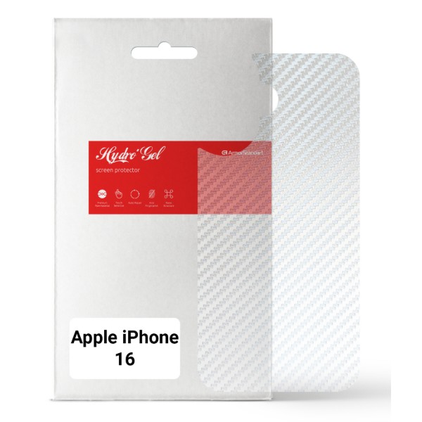 Фото - Захисна плівка для смартфону Armorstandart на задню панель for Apple iPhone 16 Carbone Transparent (ARM79603)
