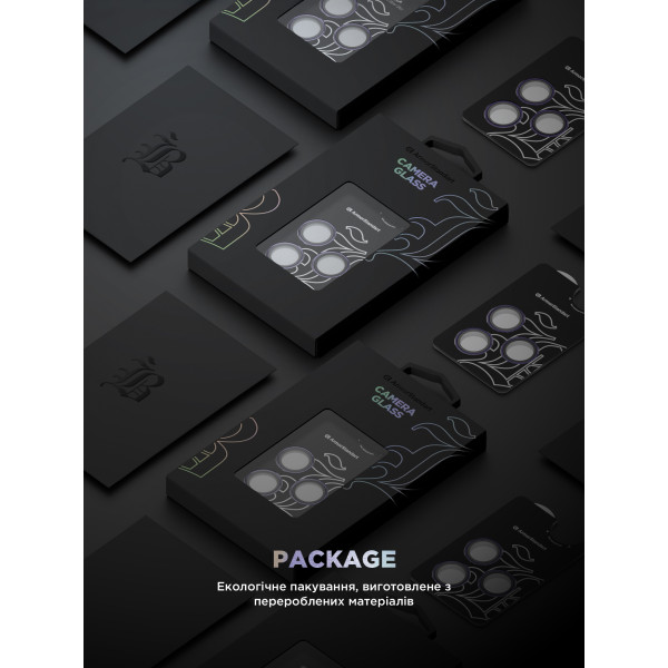 Фото - Захисне скло для смартфону Armorstandart для камери Supreme Black Icon for iPhone 14 Pro/14 Pro Max Purple (ARM76596)