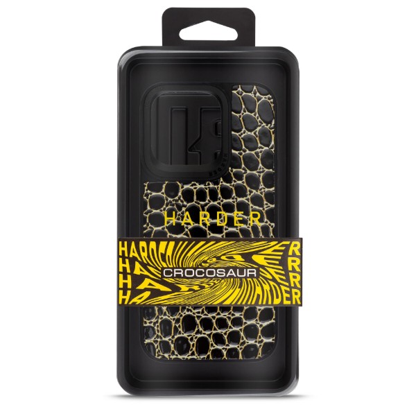 Фото - Чохол для смартфону Harder Crocosaur for Apple iPhone 14 Pro Black (ARM76719)