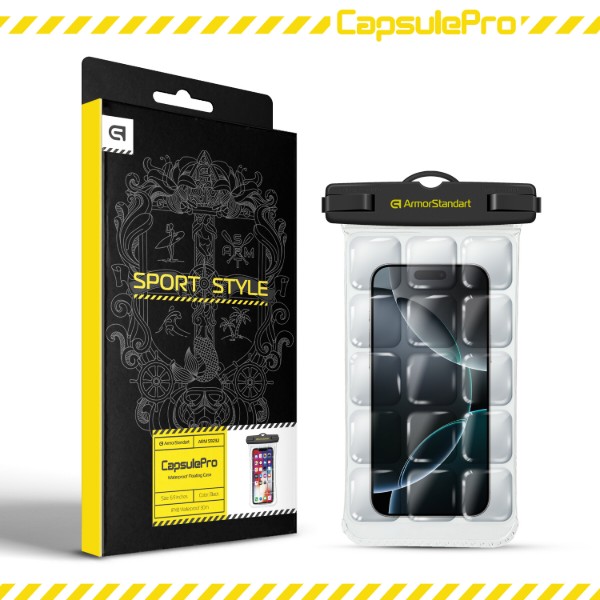 Фото - Чехол для смартфона Armorstandart CapsulePro Waterproof Floating Case Black (ARM59232)